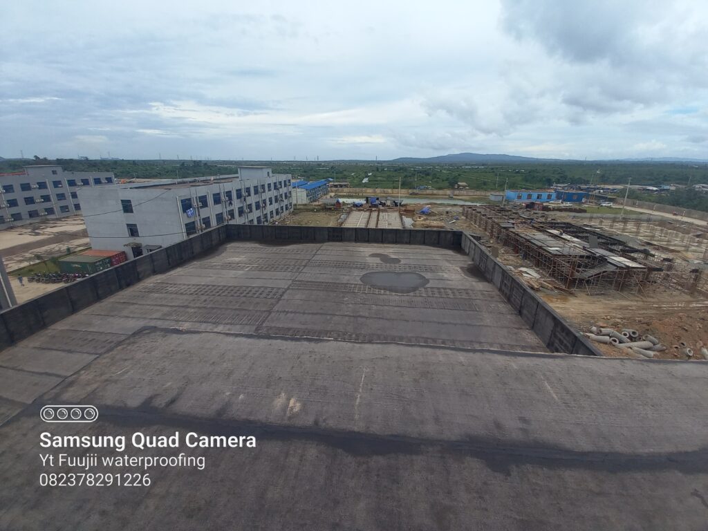 Membrane bittumen bakar sand di sulawesi