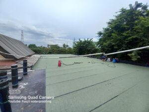 Pemasangan pelapis bocor atap dak waterproofing membrane bakar di cawang jakarta