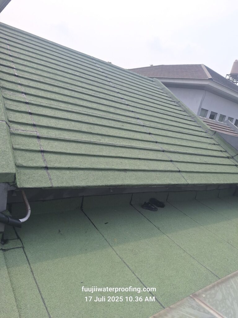 Bocor Atap Genteng, waterproofing membran bakar