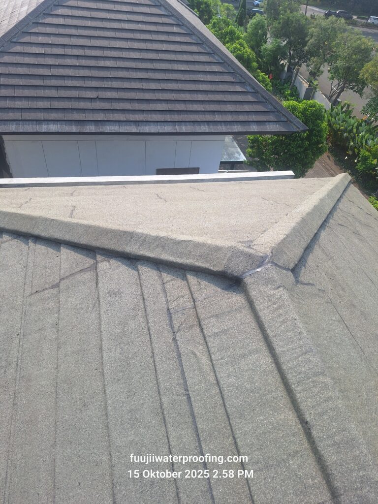 Waterproofing membran bakar BSD tangerang atap genteng datar